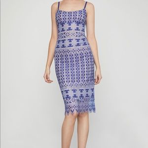BCBG Alese Midi Dress Blue